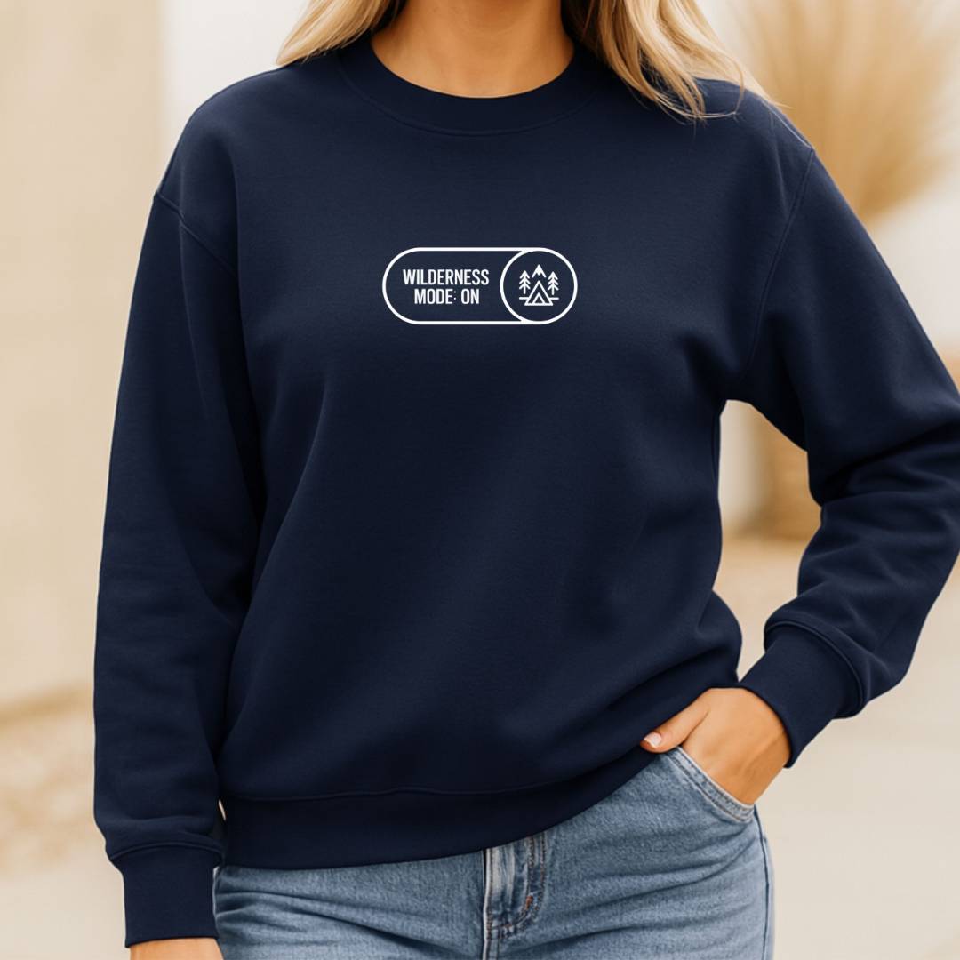 Sustainable Sweatshirt - Wilderness Mode: ON