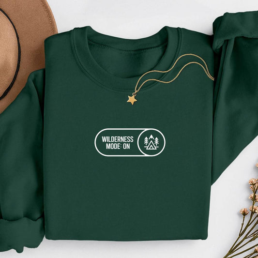 Sustainable Sweatshirt - Wilderness Mode: ON