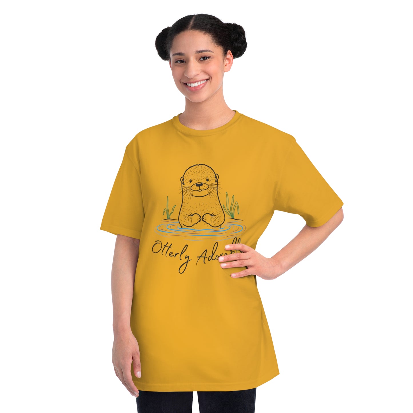 Eco-Friendly Women's T-Shirt - Cute Otter