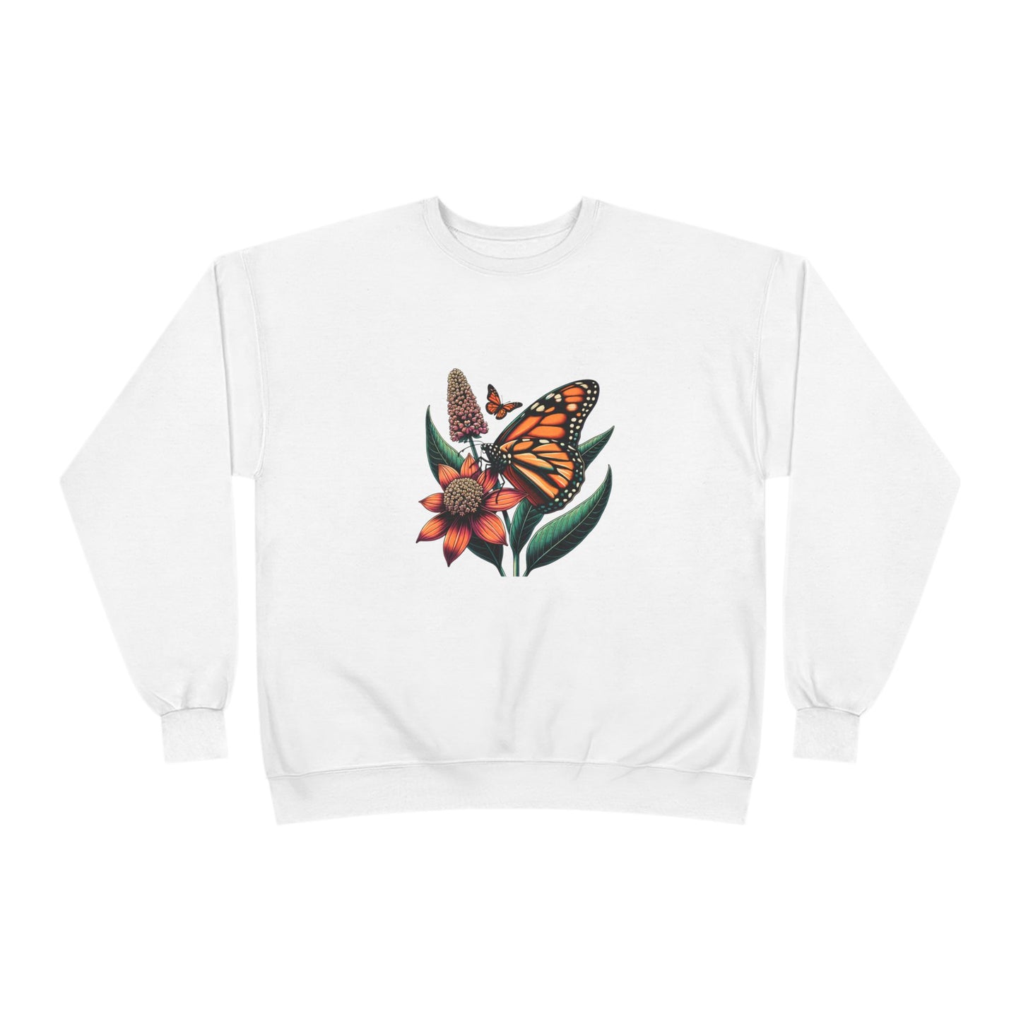 Woman's Sustainable Sweatshirt – Butterflies