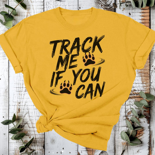 Organic Cotton T-Shirt – Track Me If You Can