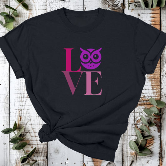 Sustainable T-Shirt – Owl Love