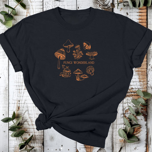 Organic Cotton Tee - Mushrooms