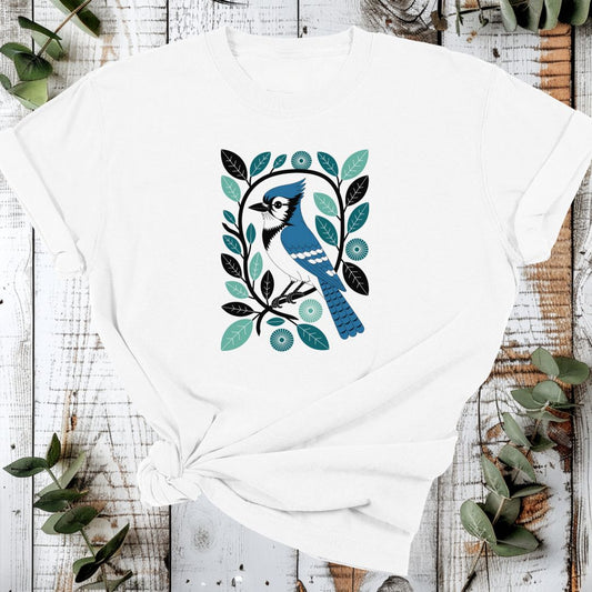 Organic Cotton T-Shirt – Blue Jay