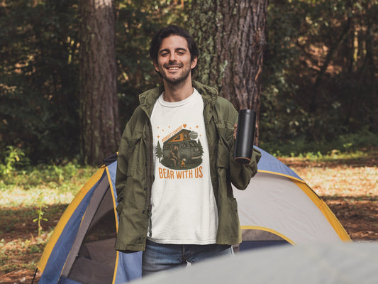 funny camping t-shirt