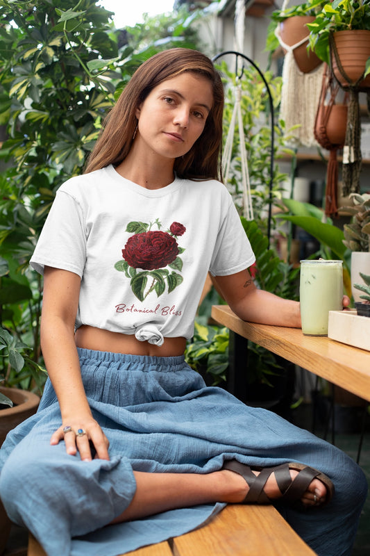 Eco-Friendly Nature T-Shirt – Peony
