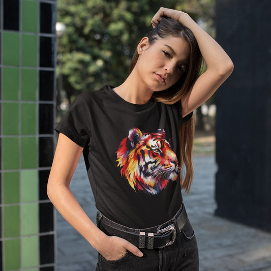 tiger t-shirt black