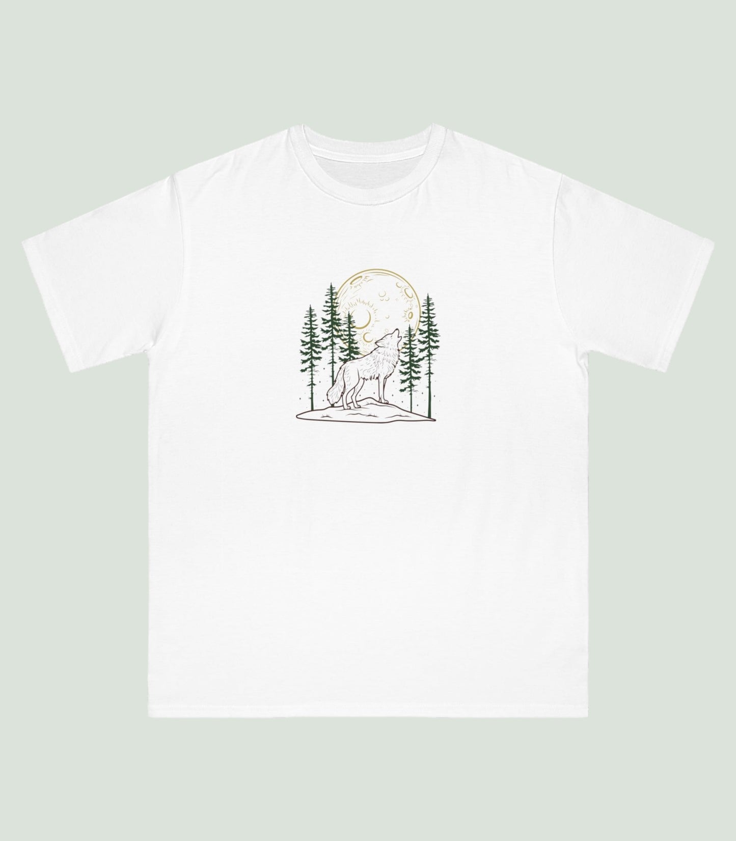 Eco-Friendly Men's T-Shirt - Wolf
