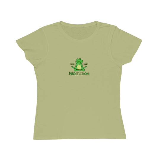 Eco-Friendly Women's T-Shirt - Meditation