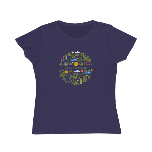 Eco-Friendly Women's T-Shirt - Stay Natural